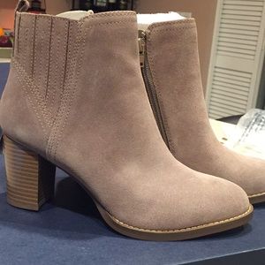 Gap Taupe Ankle Booties Suede Tan Taupe 7
